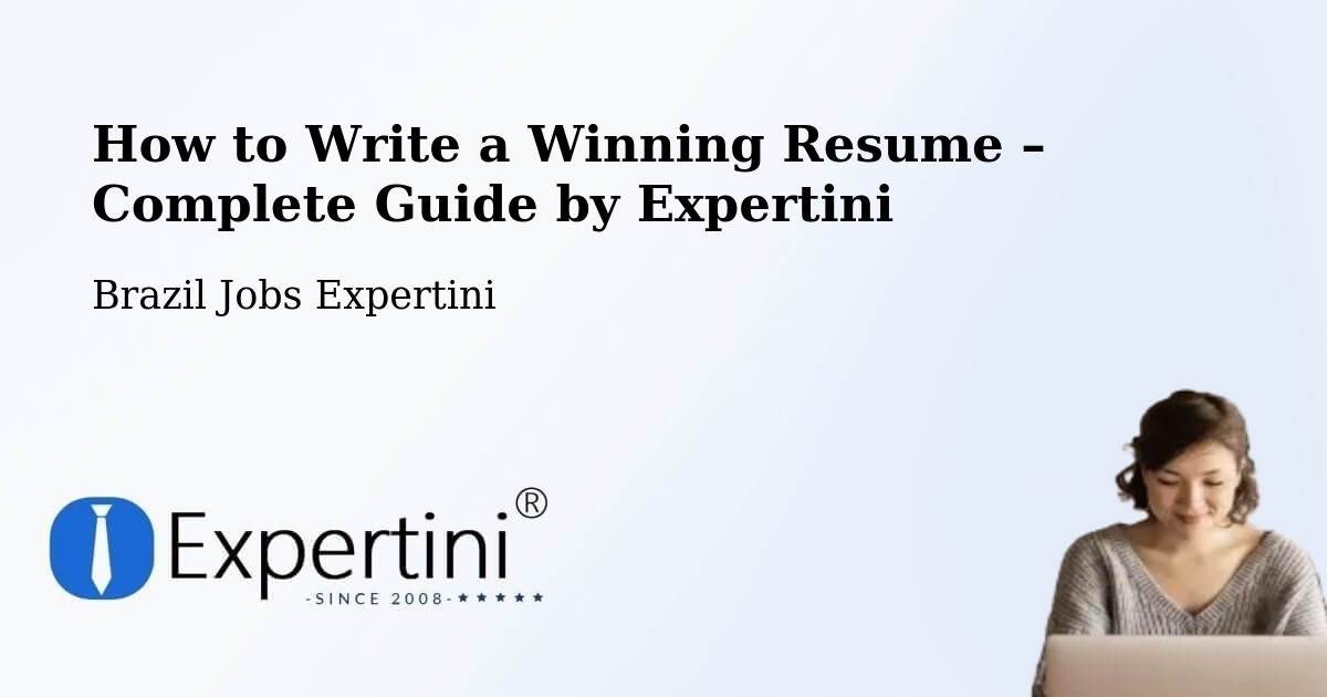 Resume Writing Guide for Job Seekers – Rio Verde - Rio Verde, Brazil Jobs Expertini